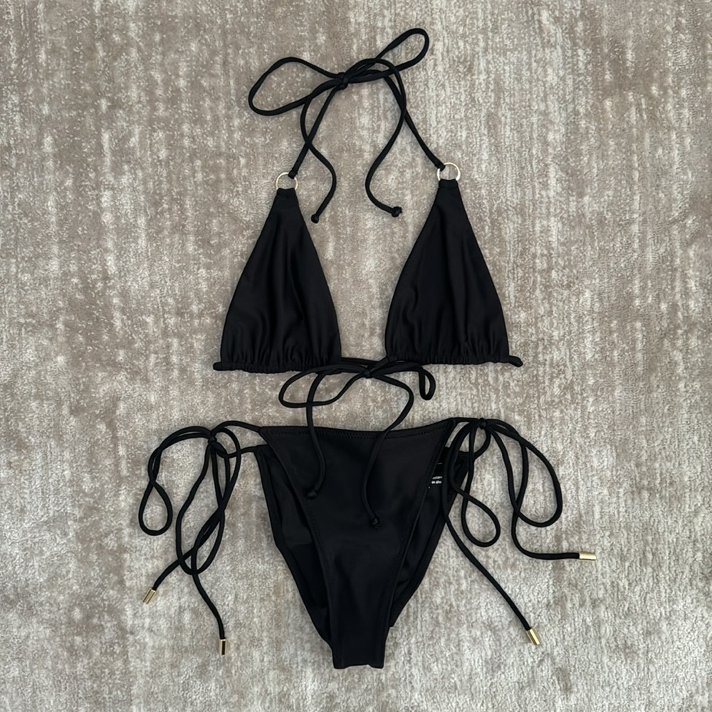 CANALUZ SWIM Bikini in Black - Picture 2 of 7